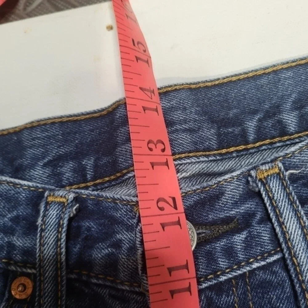 Levis 505 Blue Denim Jeans - Picture 3 of 8